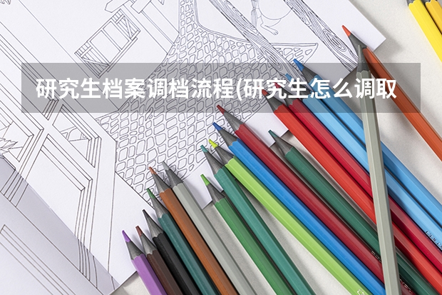 研究生档案调档流程(研究生怎么调取档案)