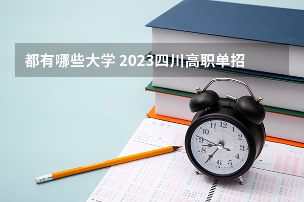 都有哪些大学 2023四川高职单招学校有哪些