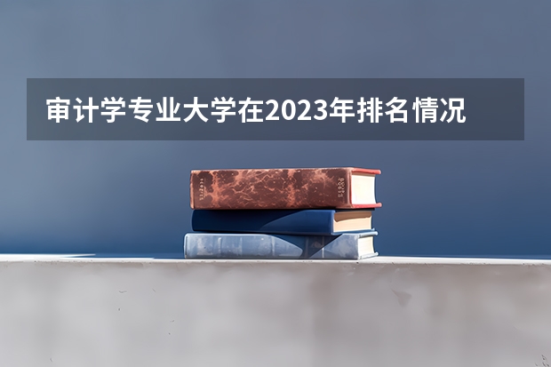 审计学专业大学在2023年排名情况如何 审计学专业排名前十的有哪些大学