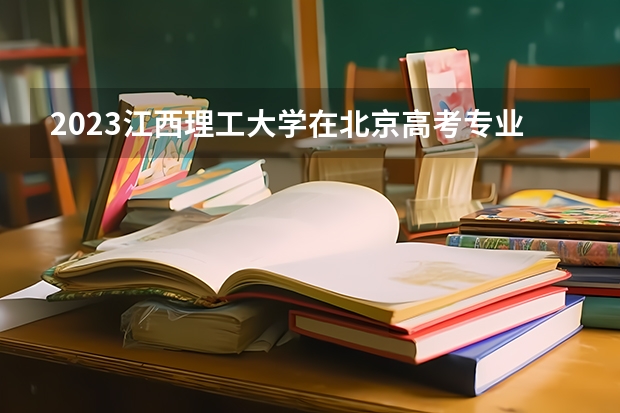 2023江西理工大学在北京高考专业招生计划人数是多少