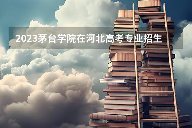 2023茅台学院在河北高考专业招生计划人数是多少