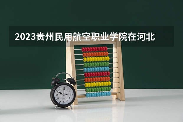 2023贵州民用航空职业学院在河北高考专业招生计划人数是多少
