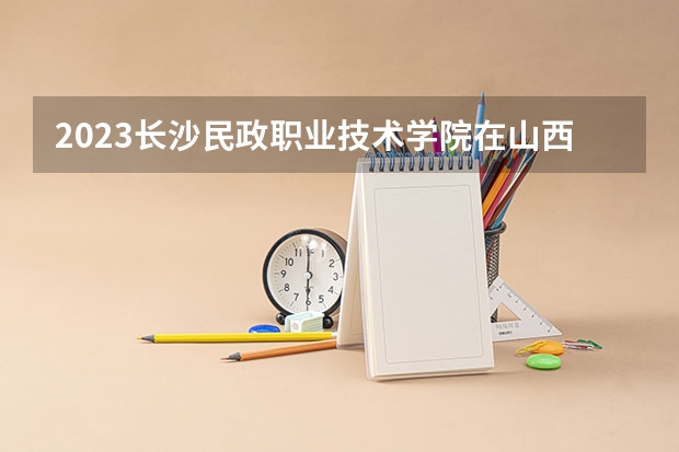 2023长沙民政职业技术学院在山西高考专业招生计划人数是多少