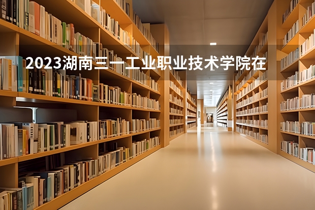 2023湖南三一工业职业技术学院在山西高考专业招生计划人数是多少