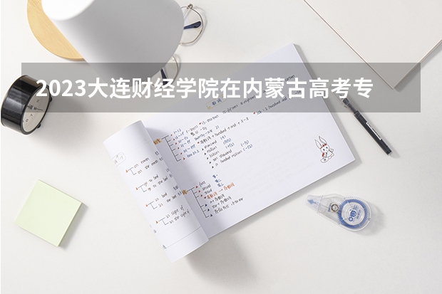 2023大连财经学院在内蒙古高考专业招生计划人数是多少