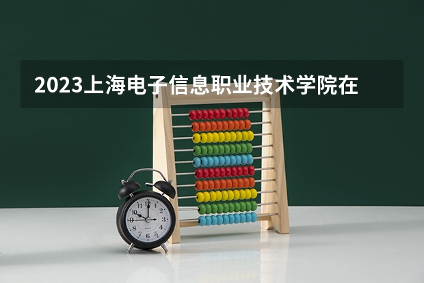 2023上海电子信息职业技术学院在辽宁高考专业招生计划人数是多少