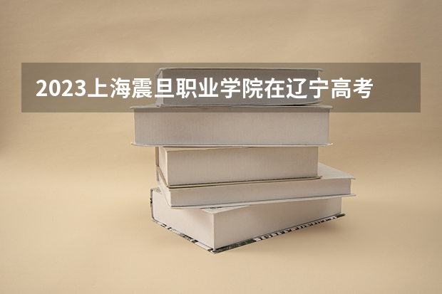 2023上海震旦职业学院在辽宁高考专业招生计划人数是多少