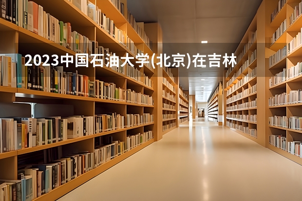 2023中国石油大学(北京)在吉林高考专业招生计划人数是多少