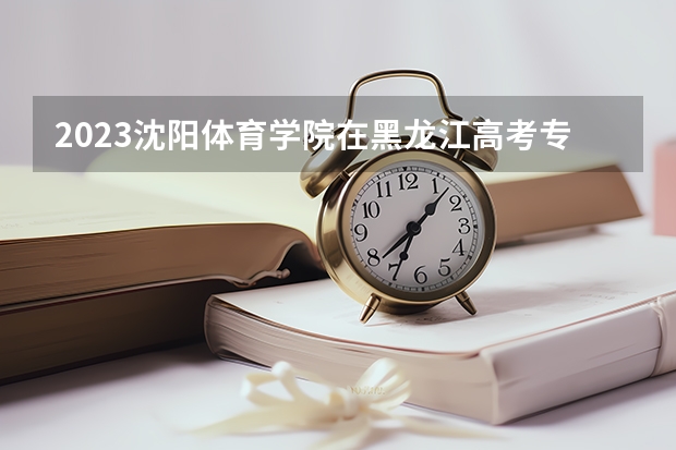 2023沈阳体育学院在黑龙江高考专业招生计划人数是多少