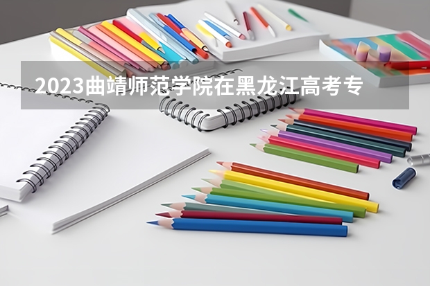 2023曲靖师范学院在黑龙江高考专业招生计划人数是多少