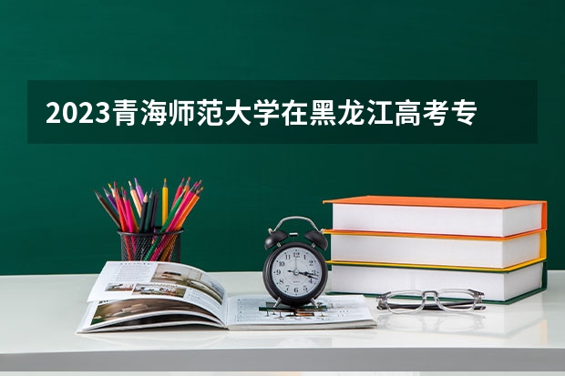 2023青海师范大学在黑龙江高考专业招生计划人数是多少