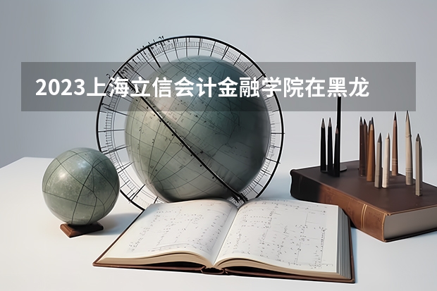 2023上海立信会计金融学院在黑龙江高考专业招生计划人数是多少