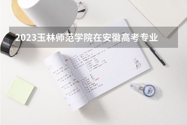 2023玉林师范学院在安徽高考专业招生计划人数是多少