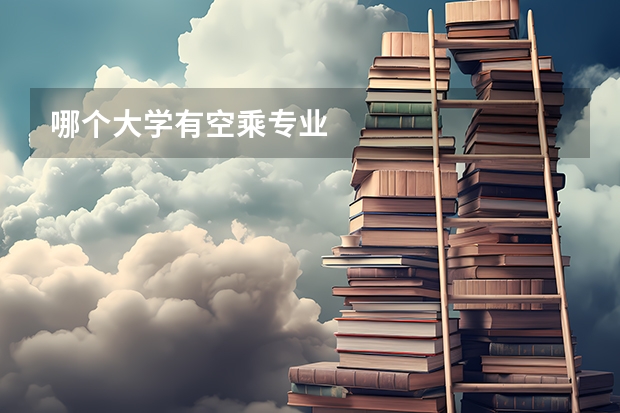 哪个大学有空乘专业