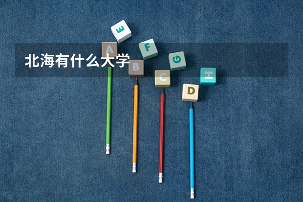 北海有什么大学