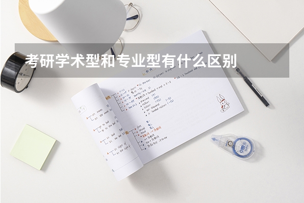 考研学术型和专业型有什么区别