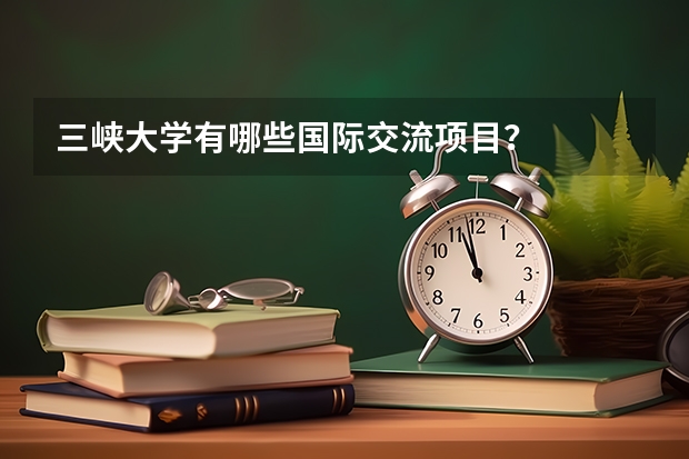 三峡大学有哪些国际交流项目？