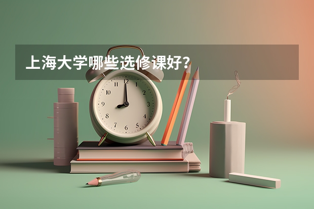 上海大学哪些选修课好？