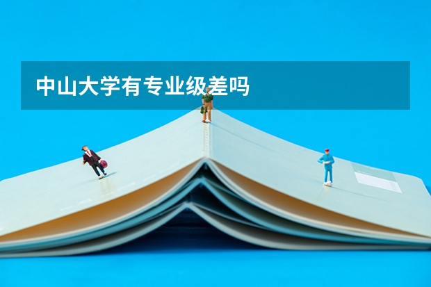 中山大学有专业级差吗