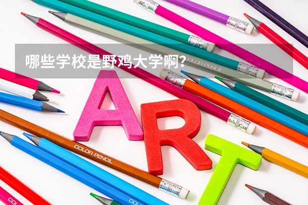 哪些学校是野鸡大学啊？