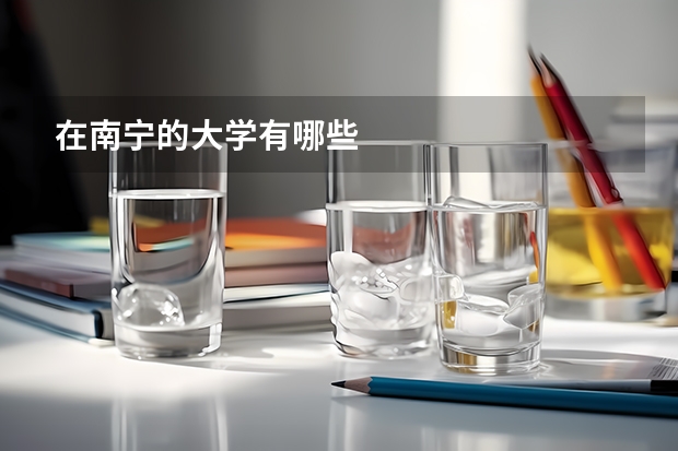 在南宁的大学有哪些