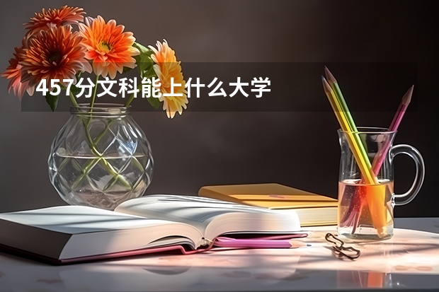 457分文科能上什么大学