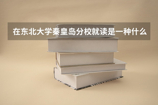 在东北大学秦皇岛分校就读是一种什么样的体验?