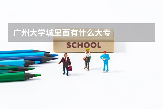 广州大学城里面有什么大专