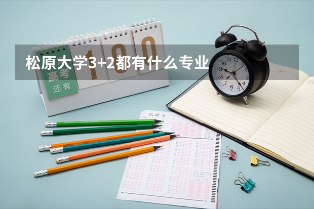 松原大学3+2都有什么专业