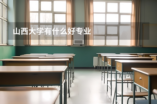 山西大学有什么好专业