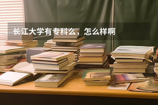 长江大学有专科么，怎么样啊