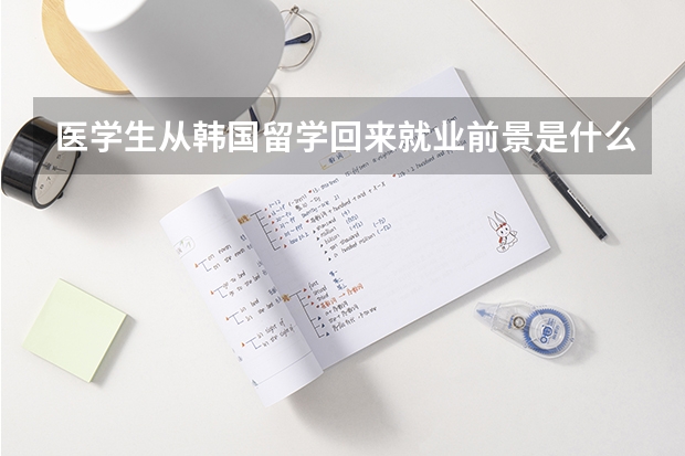 医学生从韩国留学回来就业前景是什么？在留学之前对医学生的要求是啥？
