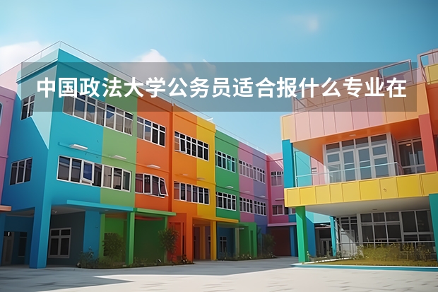 中国政法大学公务员适合报什么专业在职研究生?