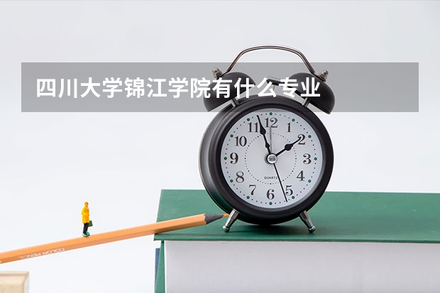 四川大学锦江学院有什么专业
