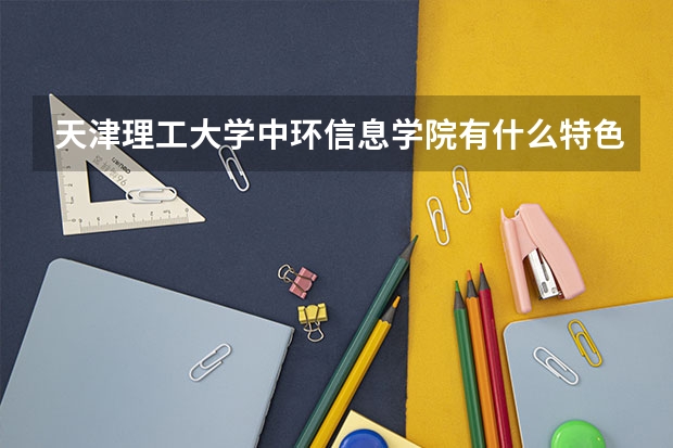 天津理工大学中环信息学院有什么特色专业，专业排名如何