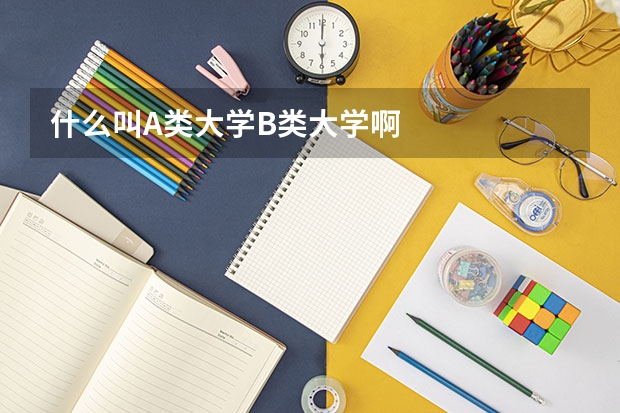 什么叫A类大学B类大学啊